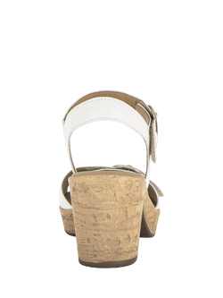 Gabor Fantastica Leather Slingback Sandals, Cream - view 2, Cream