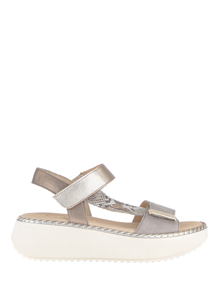 Gabor Foam Leather Slingback Sandals, Puder, Puder