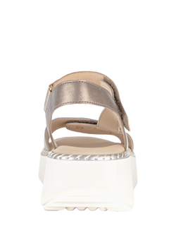 Gabor Foam Leather Slingback Sandals, Puder - view 2, Puder