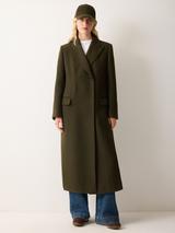 HUSH Wool Blend Cocoon Coat