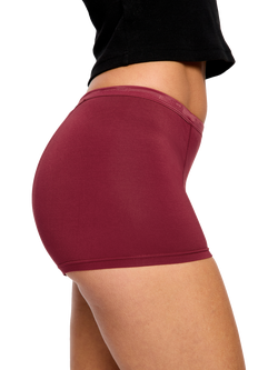 Modibodi Classic Boyshort Period Knickers - view 2, Bud Red