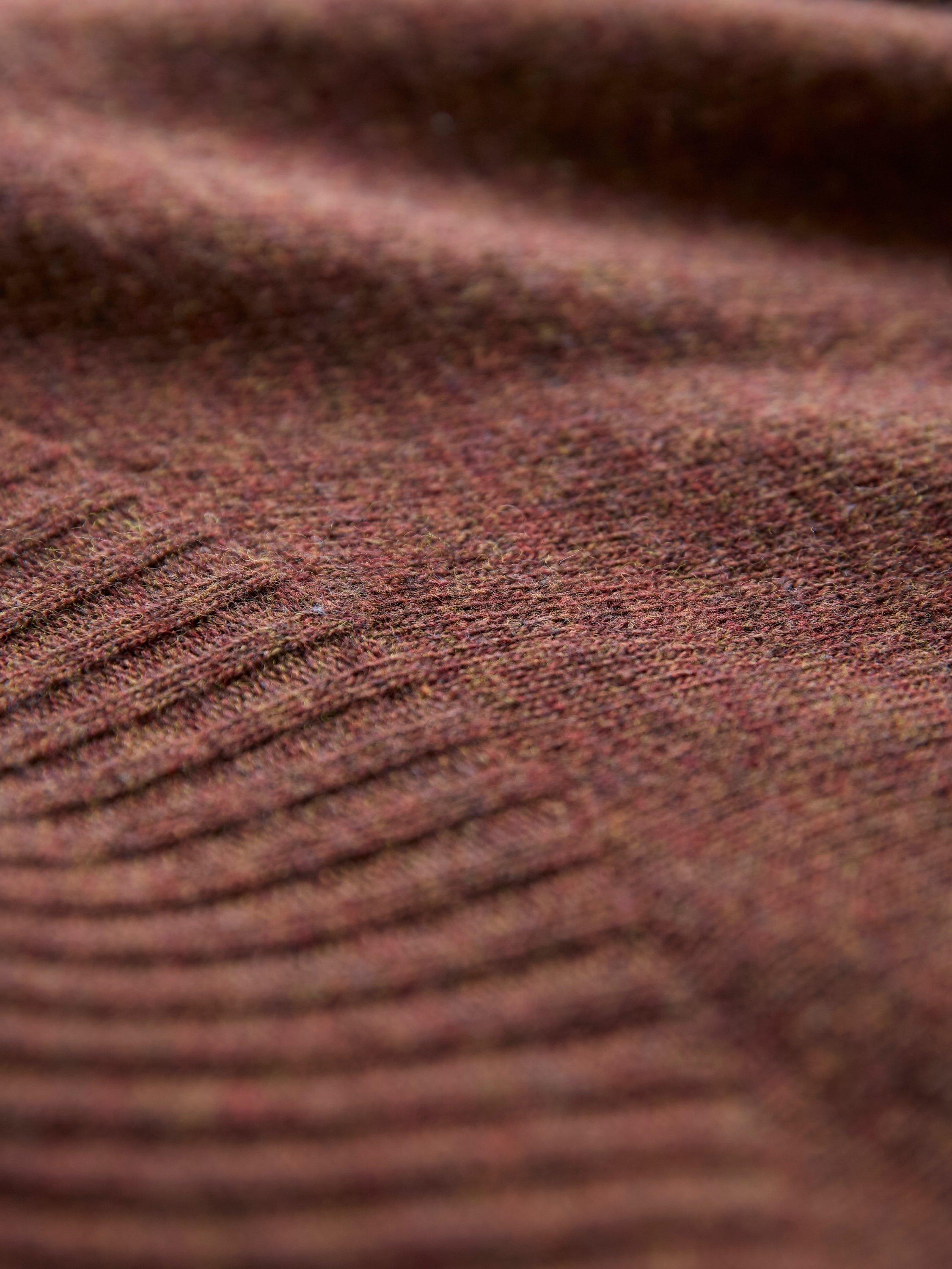 Product image 5 of 6, which shows Celtic & Co. Turtleneck Pure Wool Jumper Midi Dress, Ember, XS