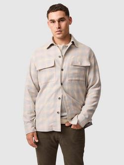 Rodd & Gunn Town Heathered Check Overshirt, Ash, Ash