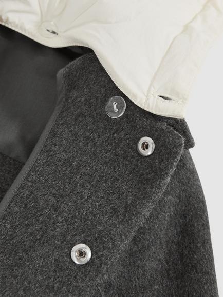 Reiss Kids' Benjamin Wool Blend Overshirt - view 2, Charcoal