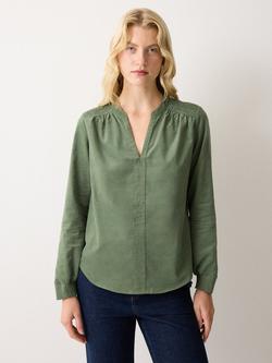 Jigsaw Cord Frill Top, Green, Green