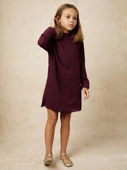 Reiss Kids' Coco Sparkle Dress, Berry, Berry
