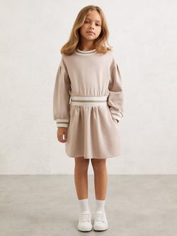 Reiss Kids' Giovanna Jumper Dress, Neutral, Neutral