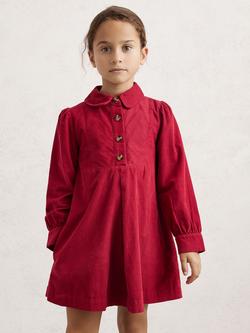 Reiss Kids' Lyra Shirt Dress, Red, Red