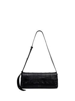 Radley The Annabel Stripe Shoulder Bag, Black, Black