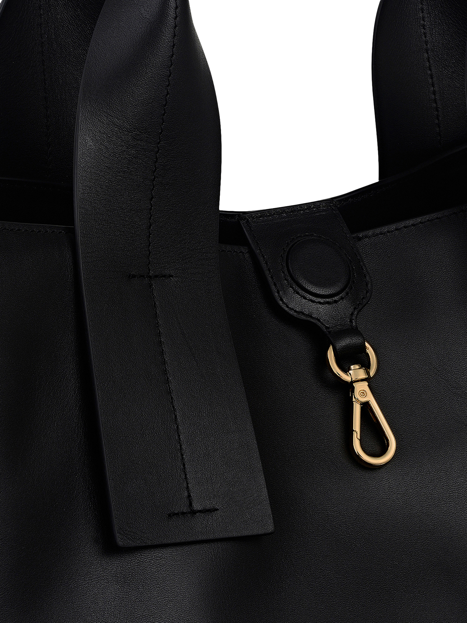 Product image 4 of 6, which shows Radley The Strand Leather Tote Bag, Black