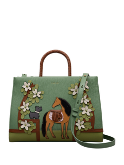 Radley Lunar New Year Canvas Bag, Pistachio, Pistachio