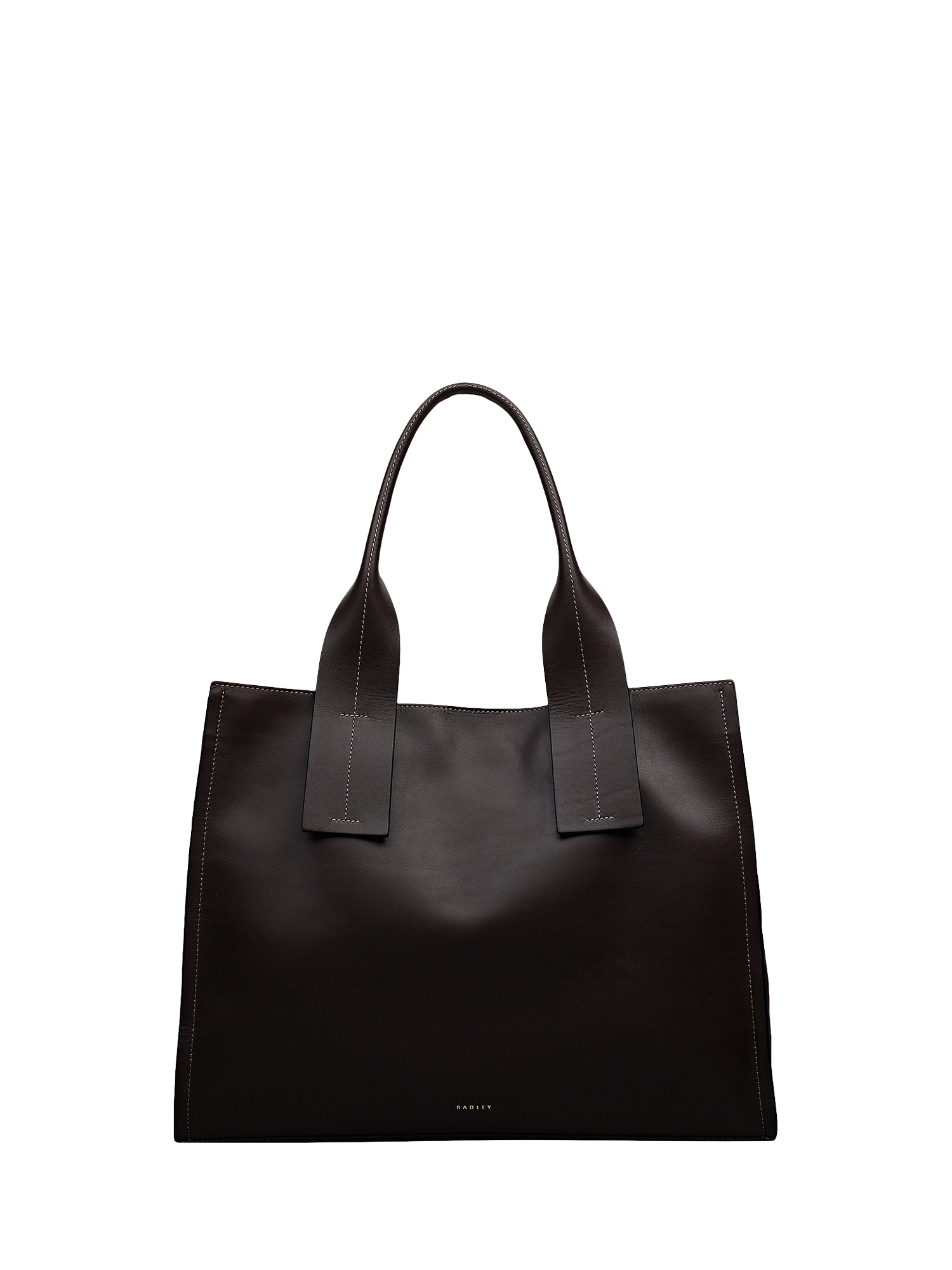 Product image 1 of 7, which shows Radley The Strand Leather Tote Bag, Dark Oak