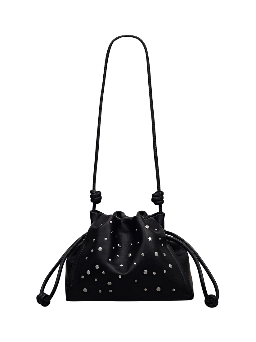 Product image 2 of 6, which shows Radley The Roxburgh Small Drawstring Cross Body Bag, Black