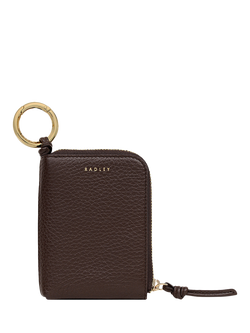 Radley Golden Lane Bag Charm, Dark Oak