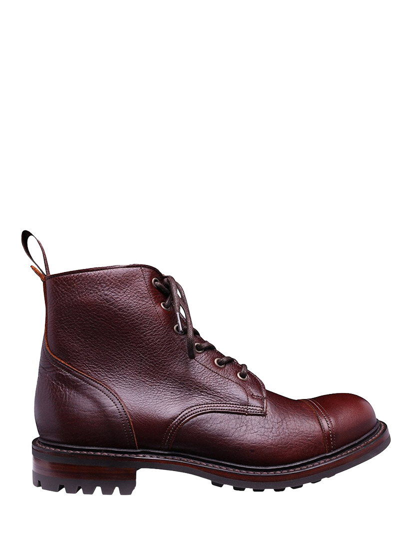 Product image 1 of 3, which shows Cheaney Hurricane II C Leather Derby Boots, Whiskey, 9.5