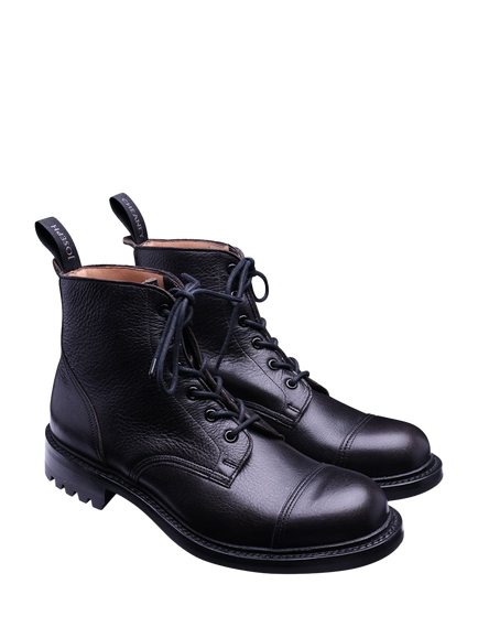 Cheaney Hurricane II C Leather Derby Boots - view 2, Black