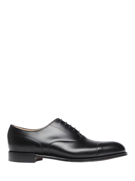 Cheaney Harrington Leather Capped Oxford Shoes, Black, Black