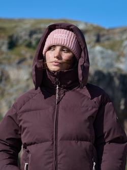 ACAI Insulated Cocoon Coat - view 2, Chocolate Plum