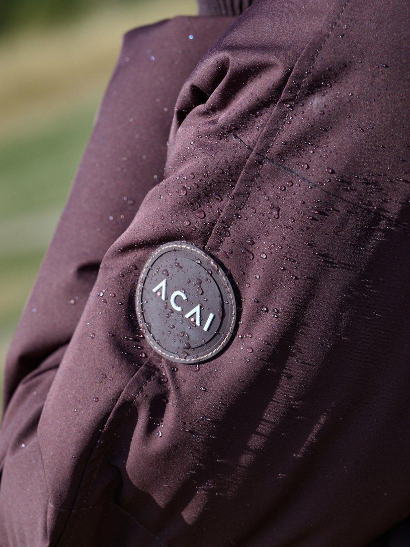 Product image 3 of 6, which shows ACAI Insulated Cocoon Coat, Chocolate Plum, 6