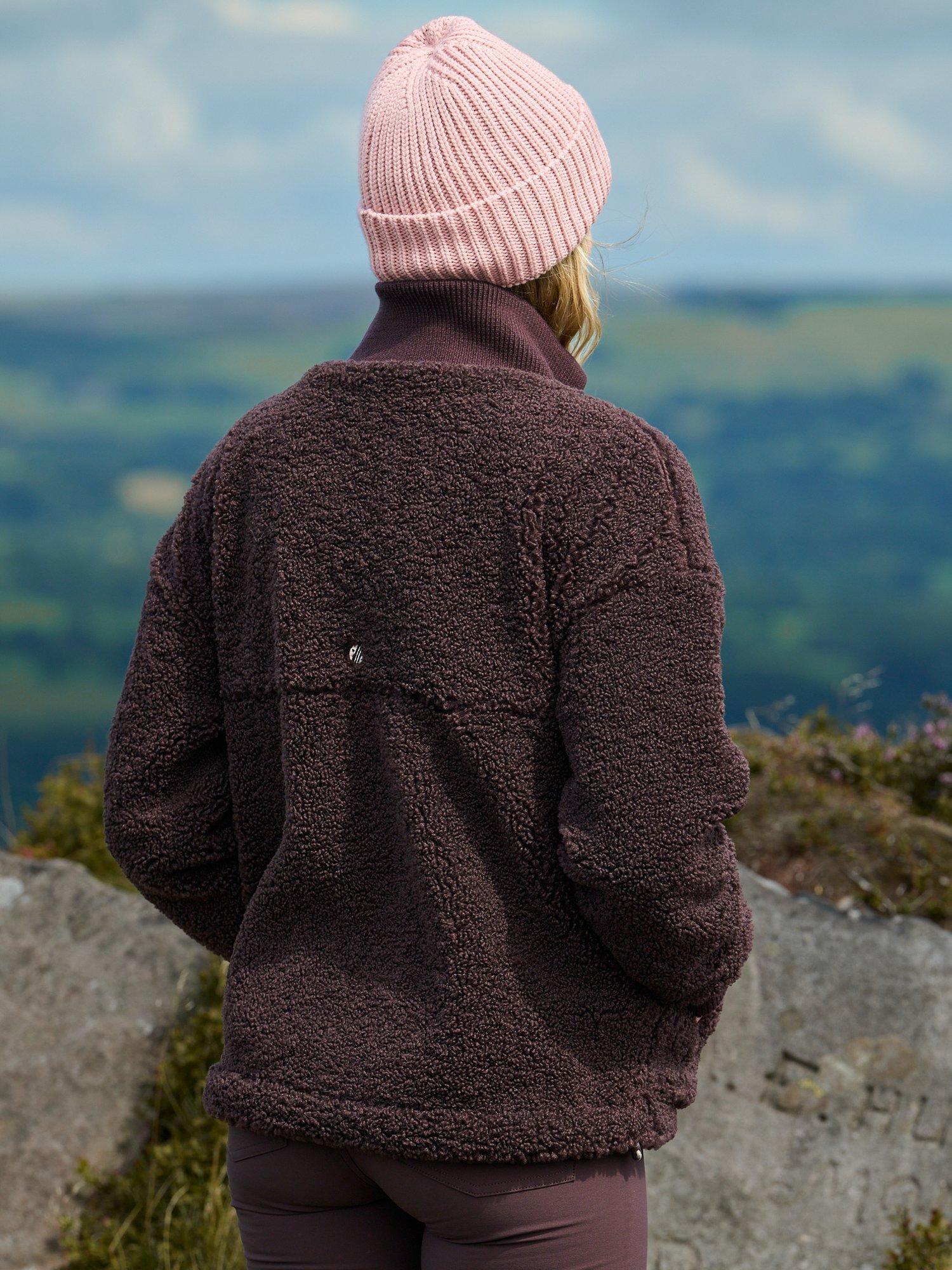 Product image 3 of 6, which shows ACAI Adventure Zipped Fleece, Chocolate Plum, 6