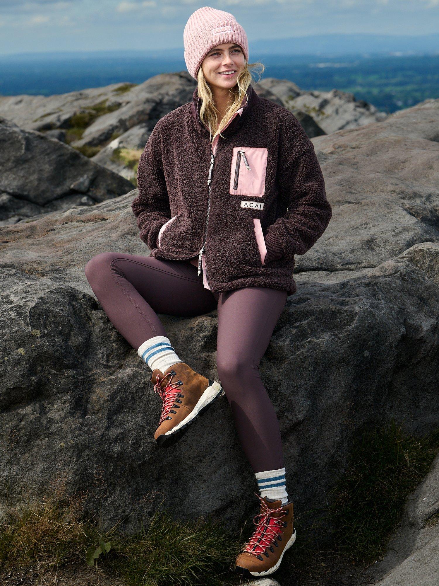 Product image 6 of 6, which shows ACAI Adventure Zipped Fleece, Chocolate Plum, 6