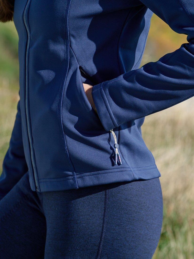 Product image 2 of 7, which shows ACAI Alpine Ascent Zipped Fleece, Deep Navy, 6