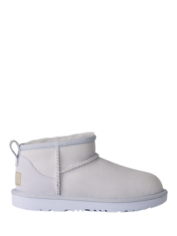 UGG Kids' Classic Ultra Mini Suede Boots, Misty Wisteria, Misty Wisteria