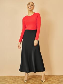 Yumi Sparkle Crew Neck Jumper - view 2, Red