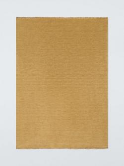 John Lewis Plain New Zealand Wool Rich Rug, Mustard