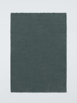 John Lewis Plain New Zealand Wool Rich Rug, Navy