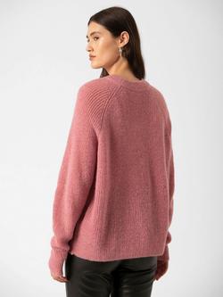Soaked In Luxury Tuesday Wool Blend Crew Neck Jumper - view 2, Polignac