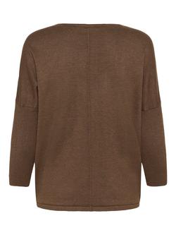 Saint Tropez Mila 3/4 Sleeve Jumper - view 2, Fondue Fudge Melange