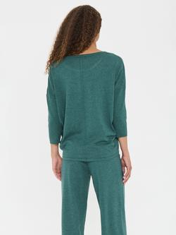 Saint Tropez Mila 3/4 Sleeve Jumper - view 2, June Bug Melange