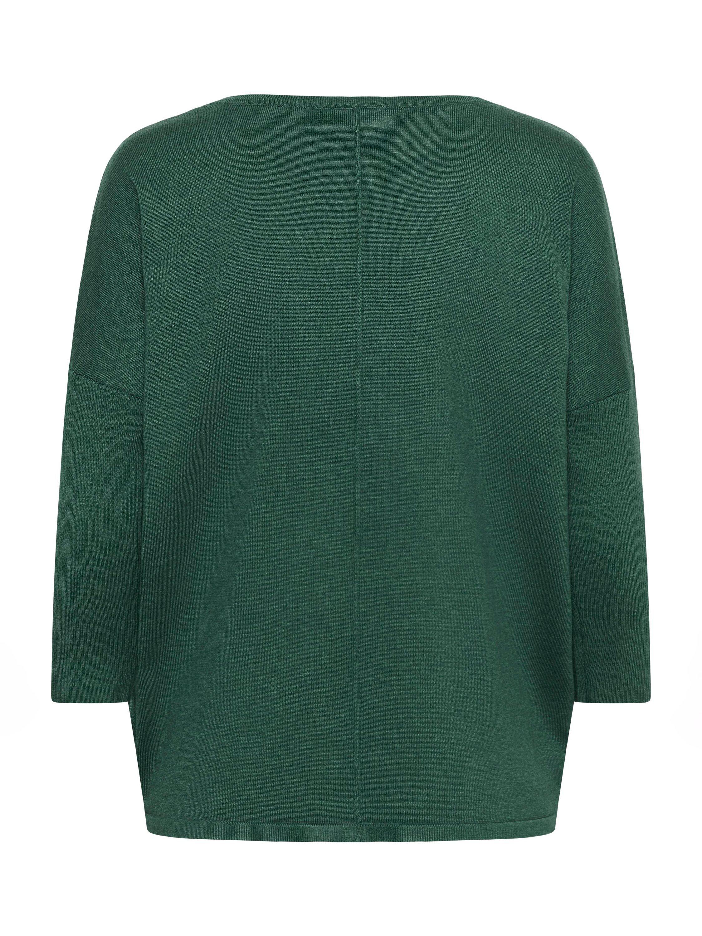 Product image 6 of 6, which shows Saint Tropez Mila 3/4 Sleeve Jumper, June Bug Melange, XS