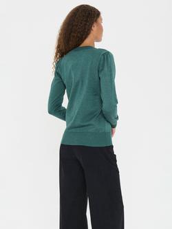 Saint Tropez Mila Crew Neck Jumper - view 2, June Bug Melange