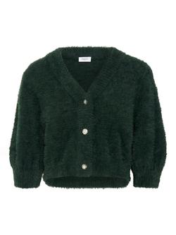 Saint Tropez Banni Short Sleeve V-Neck Cardigan, June Bug