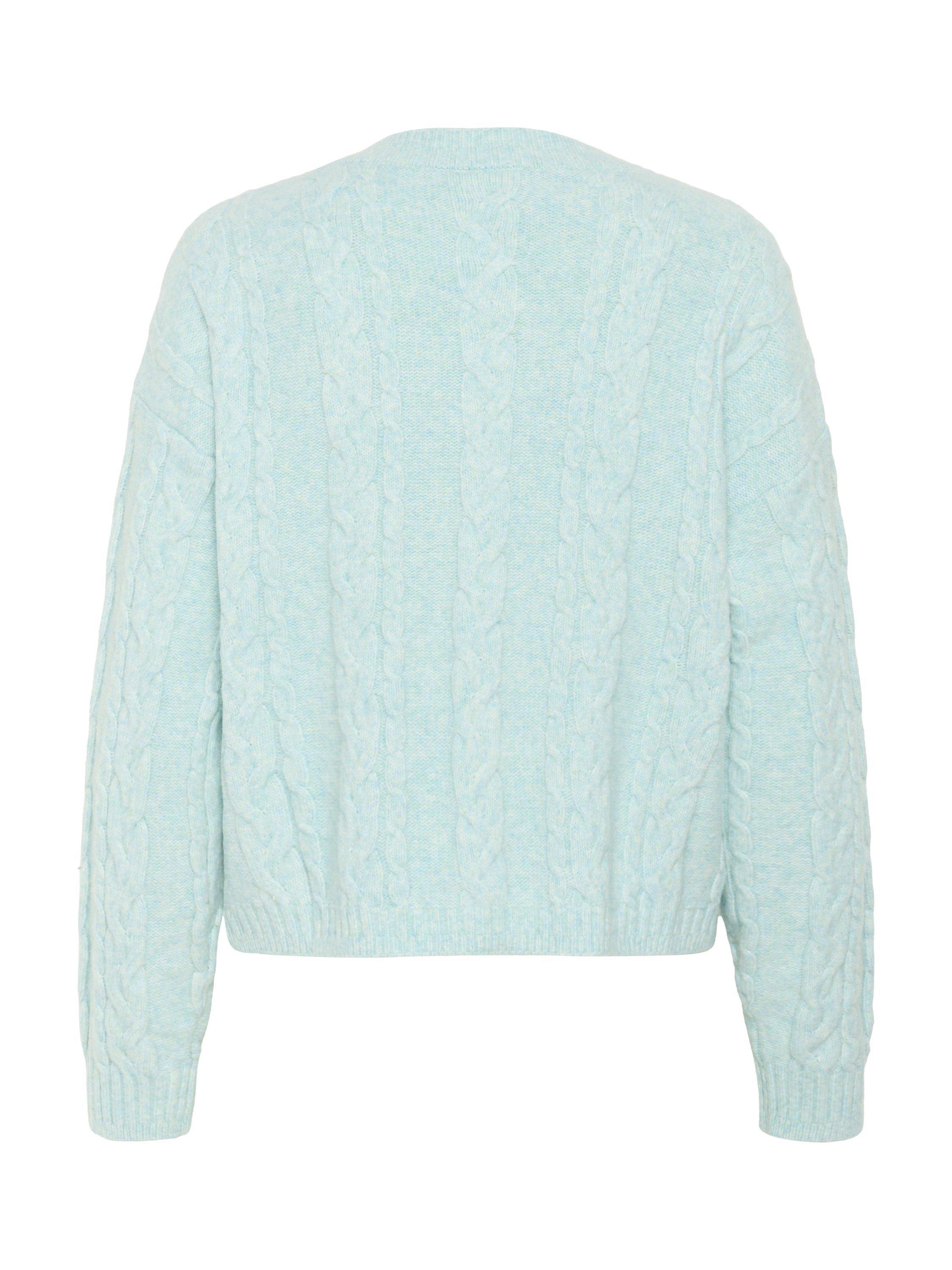 Product image 6 of 6, which shows Saint Tropez Moira Crew Neck Cardigan, Starlight Blue, XS