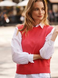 NRBY Posey Knit Tank Top, Pink, Pink