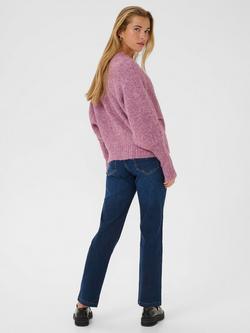 KAFFE Cuba V Neck Cardigan - view 2, Tulipwood Melange