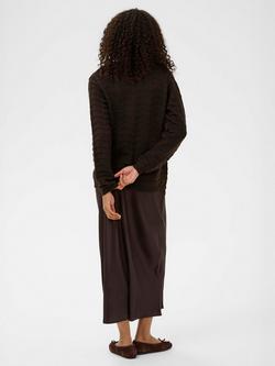 KAFFE Emria Open Neck Cardigan - view 2, Black Coffee