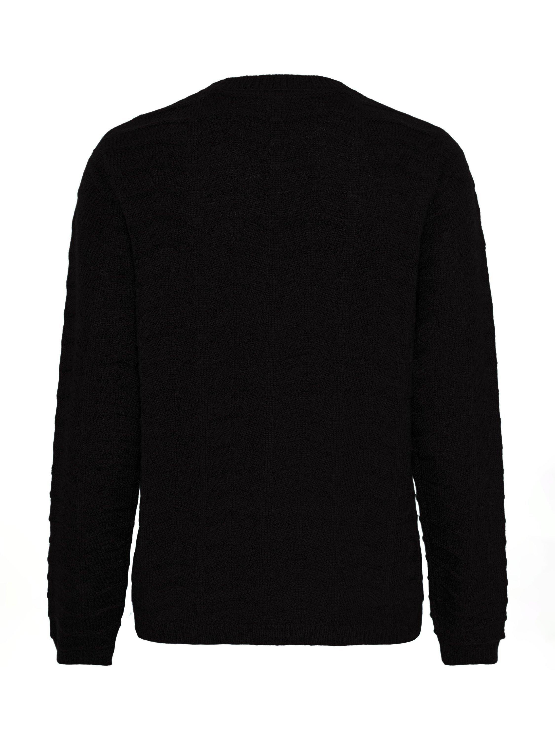 Product image 5 of 5, which shows KAFFE Emria Open Neck Cardigan, Black Deep, XS