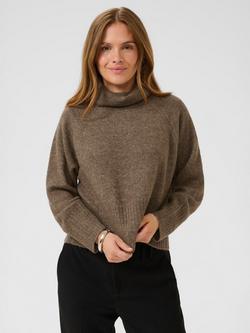 KAFFE KAerin Rollneck Jumper, Morel, Morel