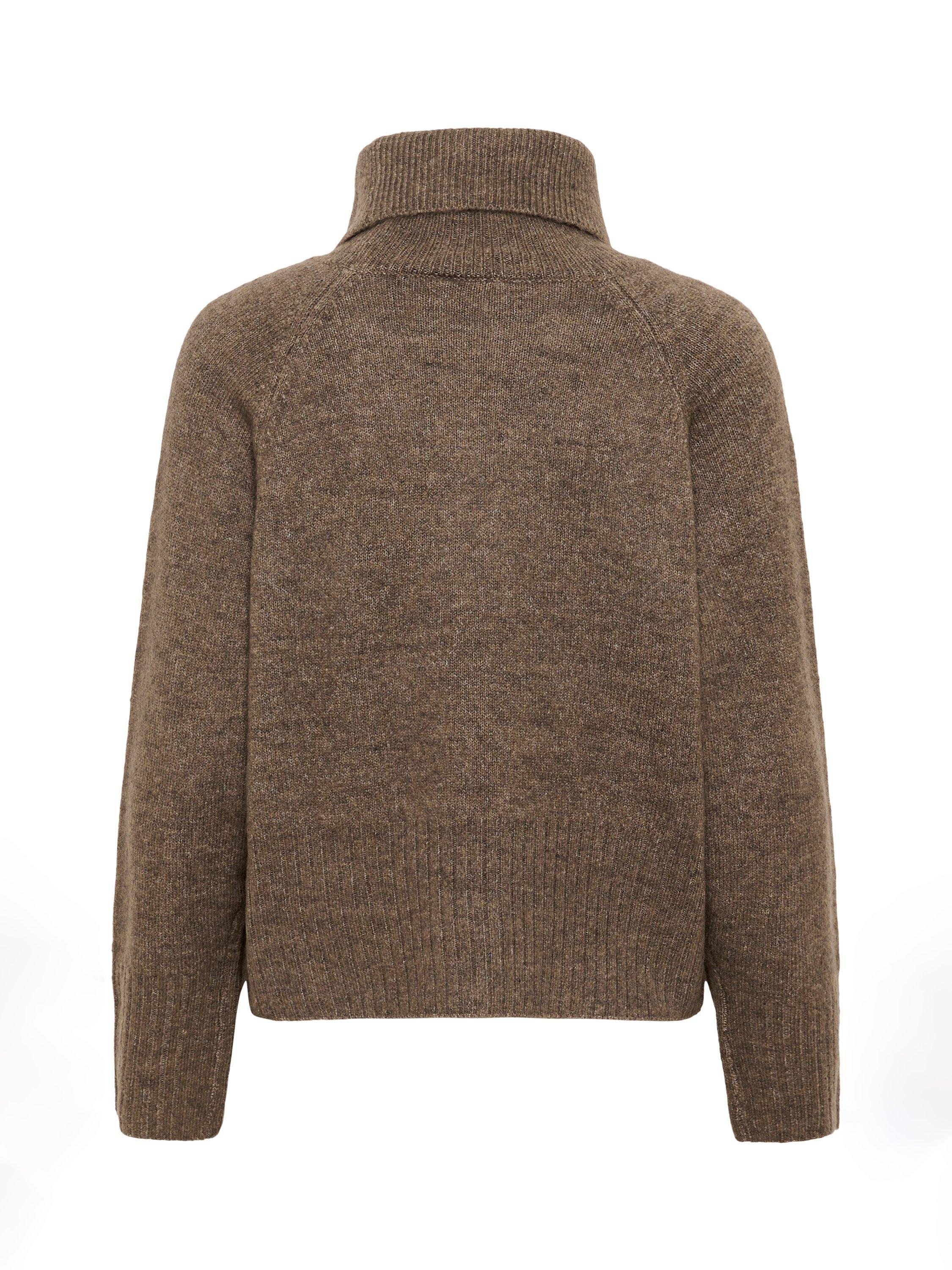 Product image 6 of 6, which shows KAFFE KAerin Rollneck Jumper, Morel, XS