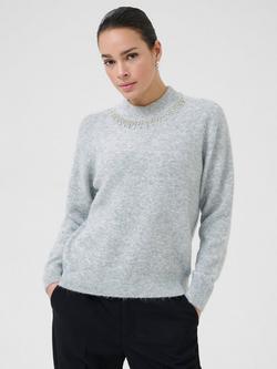 KAFFE Roxy Jumper, Light Grey Melange, Light Grey Melange