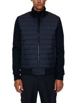 J.Lindeberg Bodie Merino Wool Blend Hybrid Quilted Jacket, Jl Navy, Jl Navy
