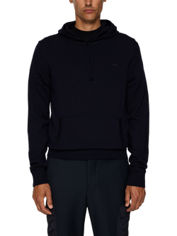 J.Lindeberg Karl Merino Wool Hoodie, Navy, Navy