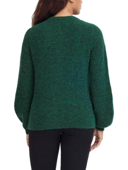 ICHI Asdis Round Neck Wool Blend Cardigan - view 2, Pineneedle