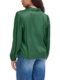 ICHI Colorada Long Sleeve Collar Blouse - view 2, Pineneedle