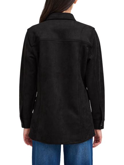 ICHI Inafo Long Sleeve Collar Blouse - view 2, Black
