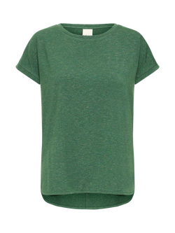 ICHI Rebel Round Neck T-Shirt, Pineneedle